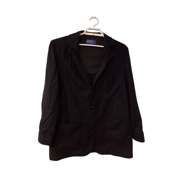 Pendleton topster jacket mens Large fitted wool black USA - Picture 1 of 5